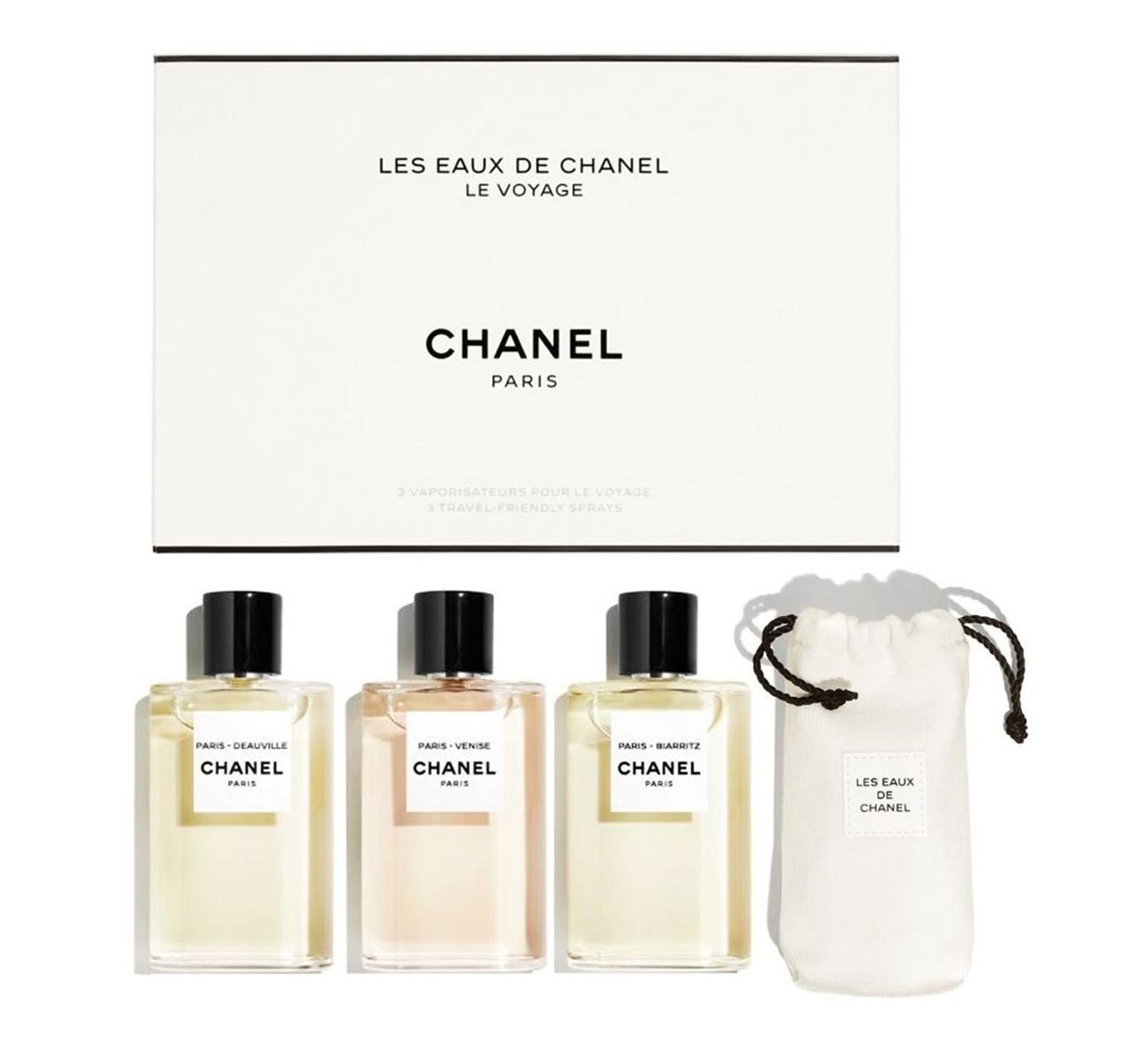 Carols by Candlelight and The Breast Cancer Now Christmas Market, Chanel  Les Eaux Le Voyage Perfume Set